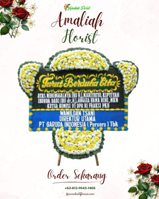 Papan Bunga Duka di Kawangkoan Utara