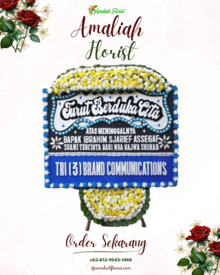 Papan Bunga Duka di Kawangkoan Utara